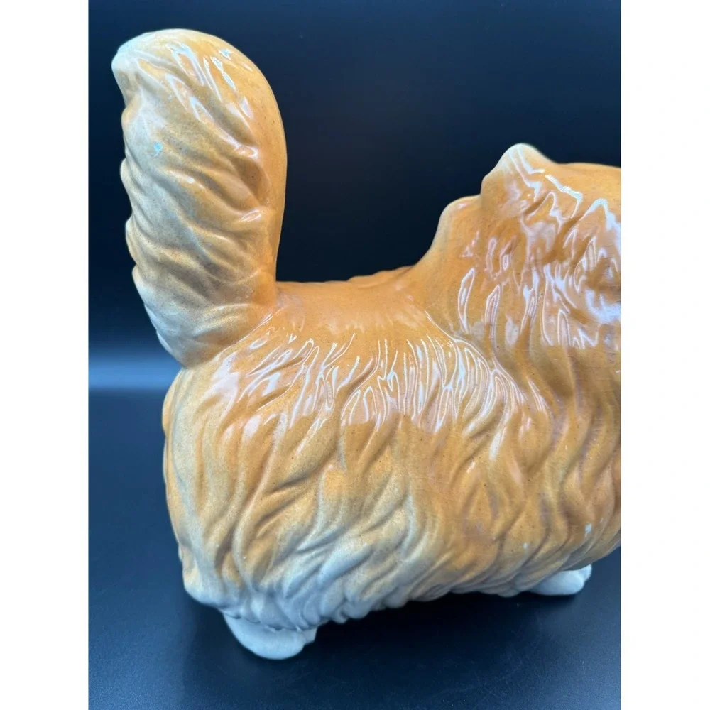 Vintage MCM Large Ceramic Fluffy Persian Cat